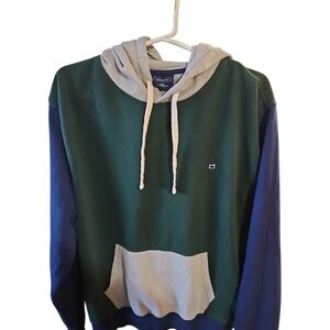 Crown & Ivy Forest Green and Navy Hoodie